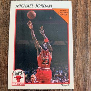 Michael Jordan 1992 NBA Hoops/McDonalds Basketball Card.